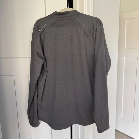 Peter Millar Gray Zip front jacket crown sport stretch UPF 50+